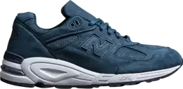 New Balance: Синие кроссовки 