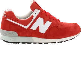 New Balance: Красные кроссовки 