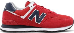 New Balance: Красные кроссовки  574
