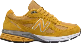 New Balance: Жёлтые кроссовки 