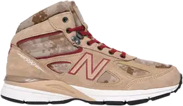 New Balance: Коричневые кроссовки 