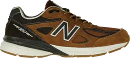 New Balance: Коричневые кроссовки 