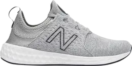 New Balance: Серебристые кроссовки  Fresh Foam