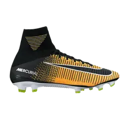 Nike: Оранжевые кроссовки  Mercurial