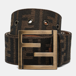 Fendi: Ремень  Zucca
