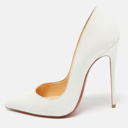 Christian Louboutin: Белые туфли  So Kate