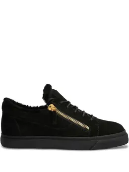 Giuseppe Zanotti: Чёрные кроссовки  Frankie