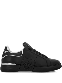 Philipp Plein: Чёрные кроссовки  Hexagon