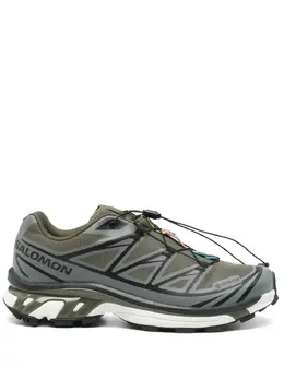 Salomon: Зелёные кроссовки 