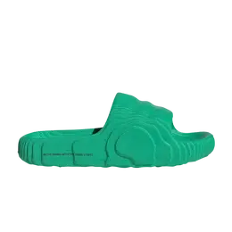 Adidas: Зелёные кроссовки  Adilette