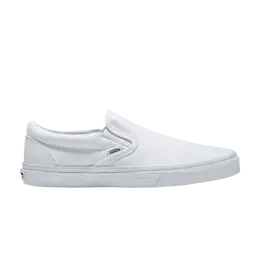 Vans: Белые кроссовки  Classic Slip On