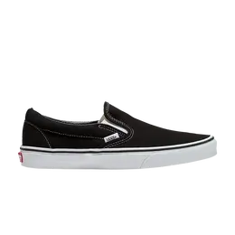 Vans: Чёрные кроссовки  Classic Slip On