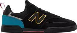New Balance: Чёрные кроссовки 