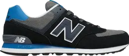 New Balance: Чёрные кроссовки  Core