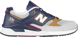 New Balance: Синие кроссовки  530