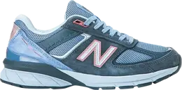 New Balance: Голубые кроссовки 