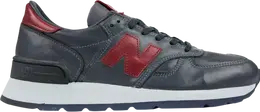 New Balance: Синие кроссовки 