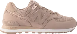 New Balance: Розовые кроссовки  574