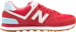 New Balance: Красные кроссовки  574