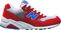 New Balance: Красные кроссовки 