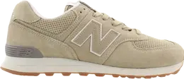 New Balance: Бежевые кроссовки  574
