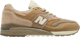 New Balance: Бежевые кроссовки  997