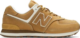New Balance: Коричневые кроссовки  574