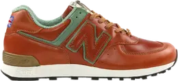 New Balance: Коричневые кроссовки  576