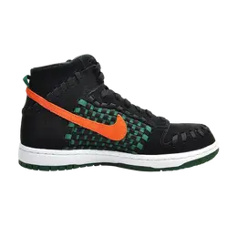 Nike: Чёрные кроссовки  Dunk