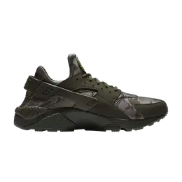 Nike: Зелёные кроссовки  Air Huarache