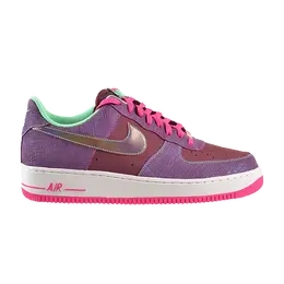 Nike: Фиолетовые кроссовки  Air Force 1