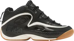 Fila: Чёрные кроссовки 