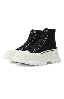 Alexander McQueen: Чёрные ботинки  Tread Slick