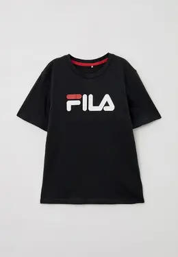 Fila: Чёрная футболка 