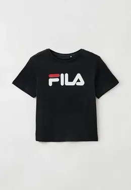 Fila: Чёрная футболка 