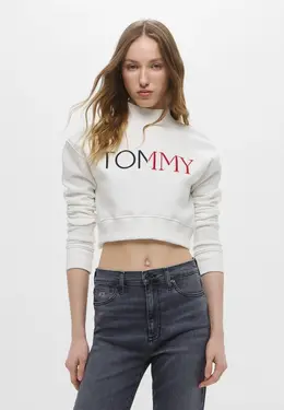 Tommy Hilfiger: Белый свитшот 