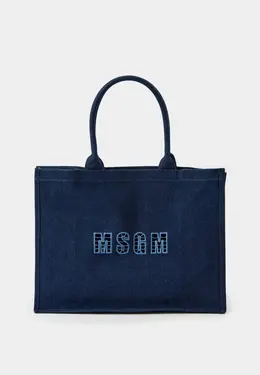 MSGM: Синяя сумка 