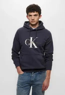 Calvin Klein Jeans: Серая толстовка 