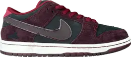 Nike: Тёмные кроссовки  Dunk Low