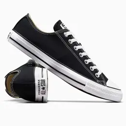 Converse: Чёрные кеды  Chuck Taylor All Star Ox