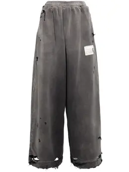 Maison MIHARA YASUHIRO: Рваные брюки 