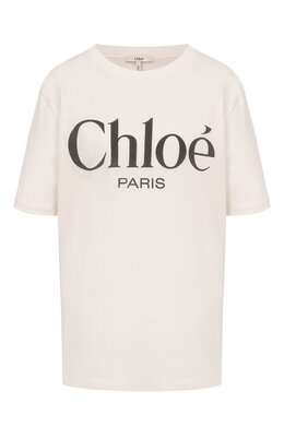 Chloé: Хлопковая футболка 