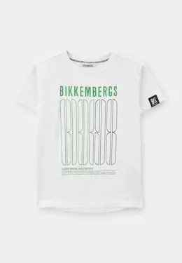 Bikkembergs: Белая футболка 