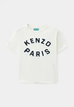 Kenzo: Белая футболка 