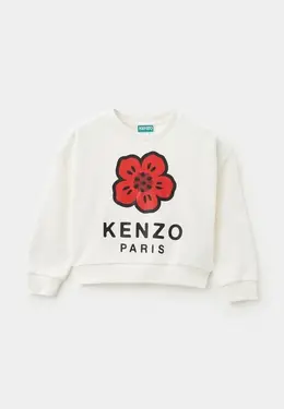 Kenzo: Белый свитшот 