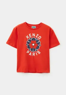 Kenzo: Красная футболка 