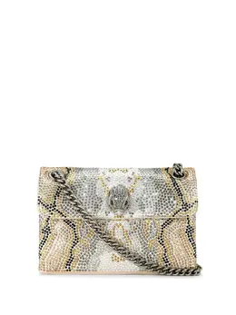 Kurt Geiger London: Серебристая сумка 