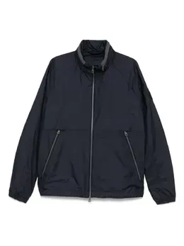 Moncler: Синяя куртка 