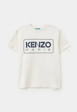 Kenzo: Белая футболка 