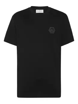 Philipp Plein: Чёрная футболка  Iconic Plein